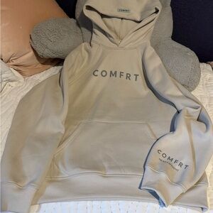 COMFRT Women's Beige Hoodie